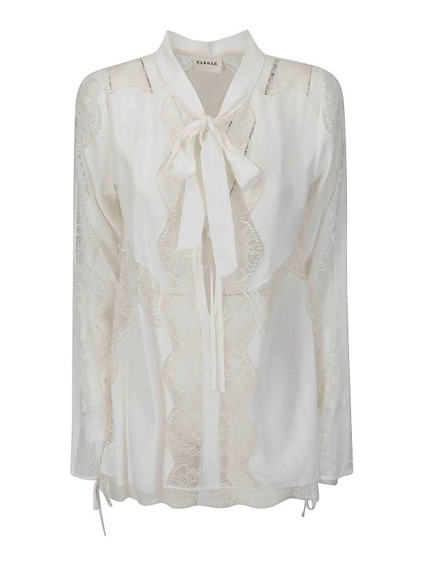 P.A.R.O.S.H.: Camisas - Camisa - Crema