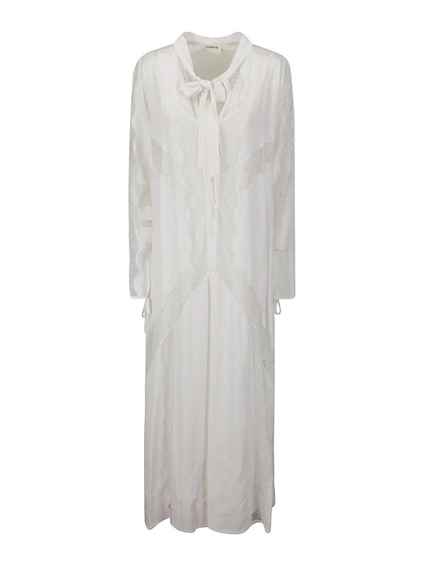 P.A.R.O.S.H.: Maxikleider - Maxikleid - Creme