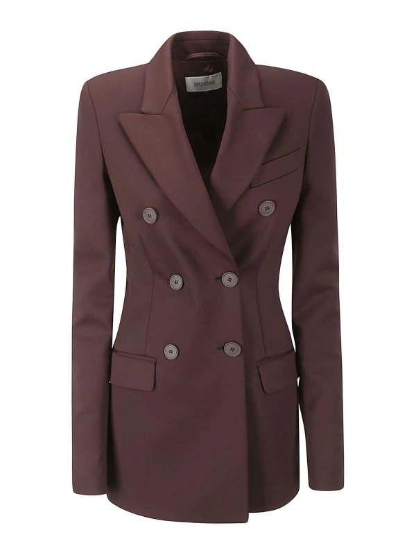 SPORTMAX: Blazer - Blazer - Braun