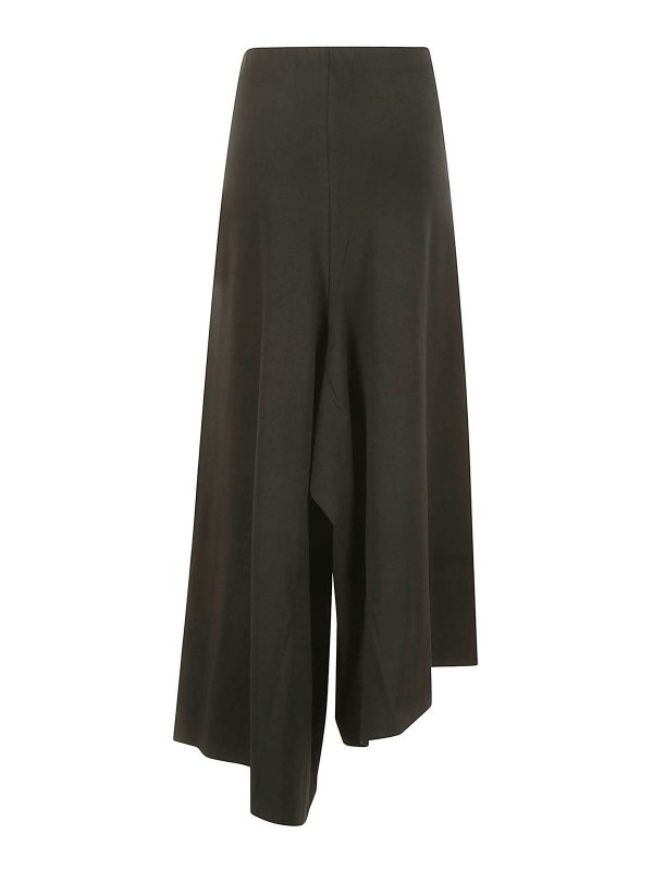 STEFANO MORTARI: casual trousers online - Wide-leg knitted trousers