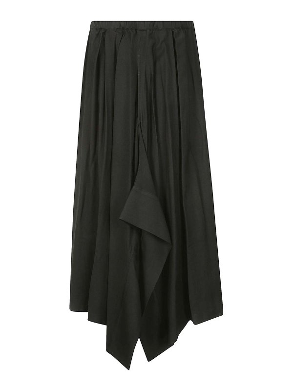 YOHJI YAMAMOTO: Knee length skirts & Midi - Midi skirt