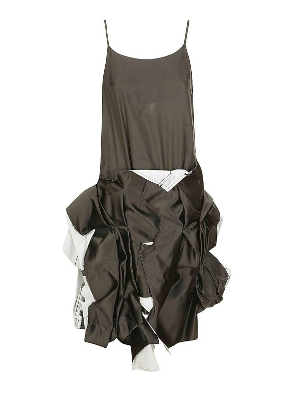 COMME DES GARCONS: ニーレングスドレス - マルチレイヤードドレス