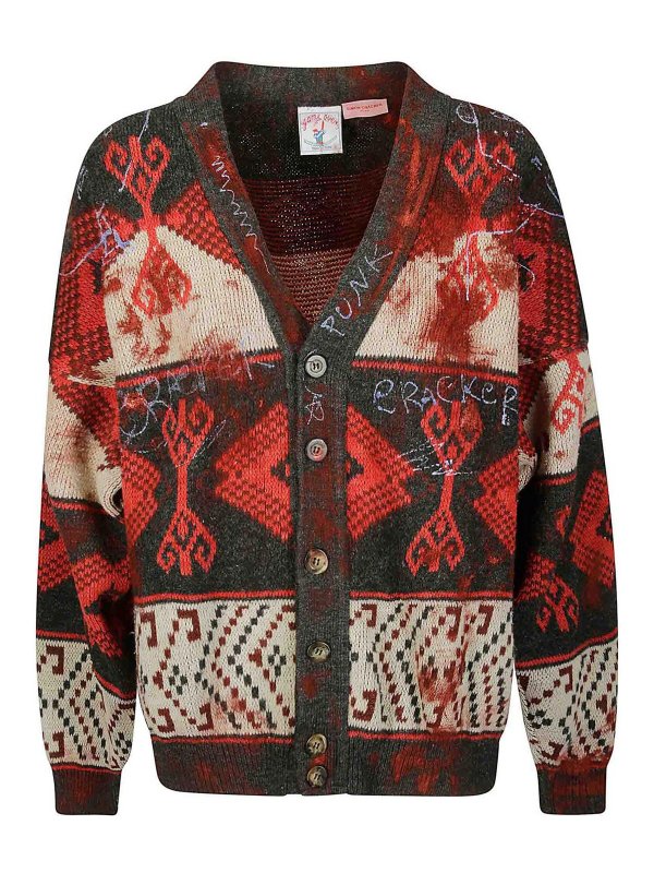 SIMON CRACKER: cardigans - Multicolour cardigan