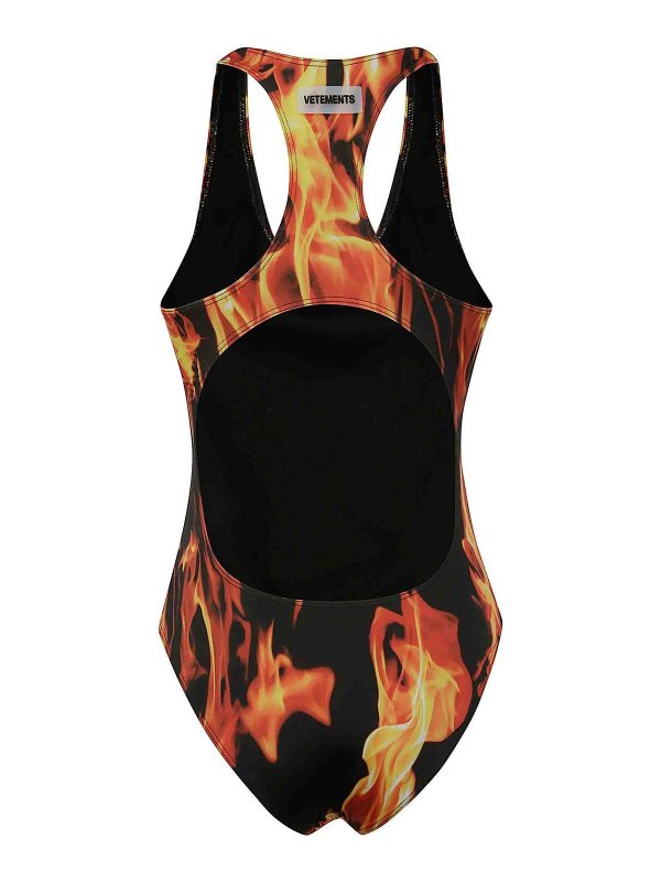 VETEMENTS: one-piece online - Fire swimsuit