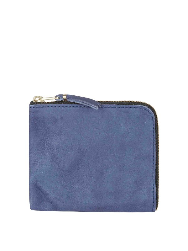 COMME DES GARÇONS WALLET: 財布＆ポーチ - 財布 - ダークブルー
