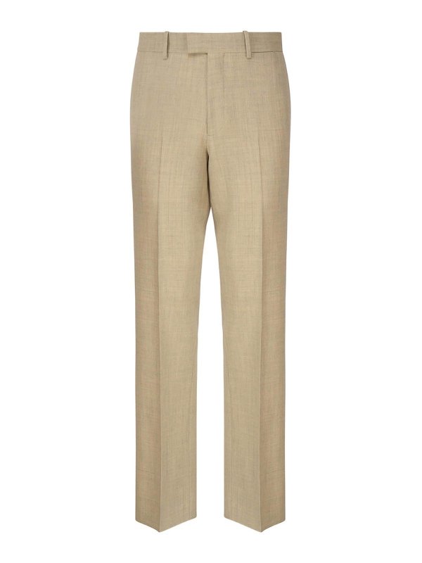 BURBERRY: Tailored & Formal trousers - Wool tailored pants
