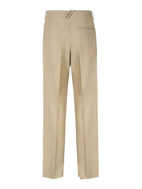 BURBERRY: Tailored & Formal trousers online - Wool tailored pants