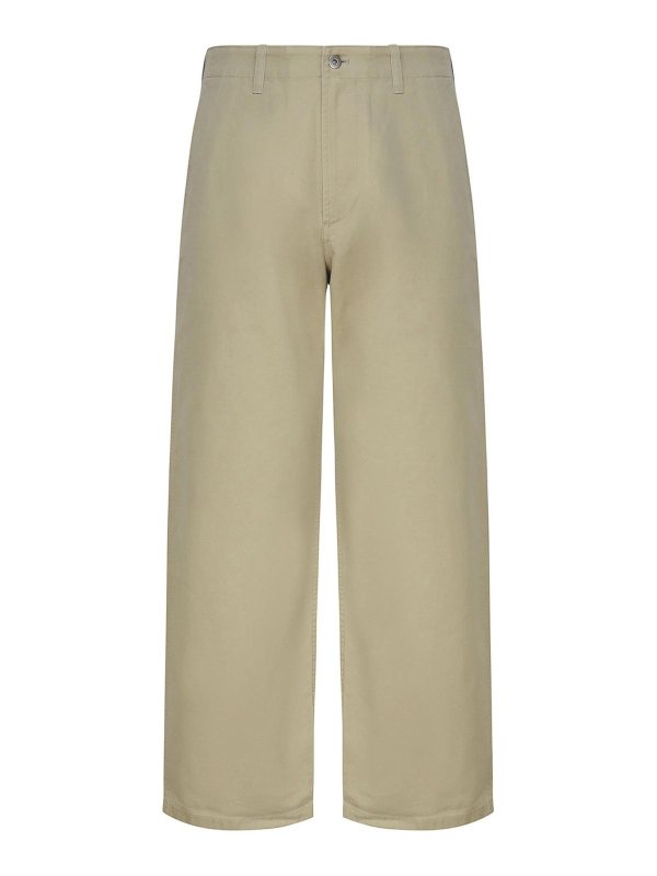 BURBERRY: casual trousers - Beige casual pants