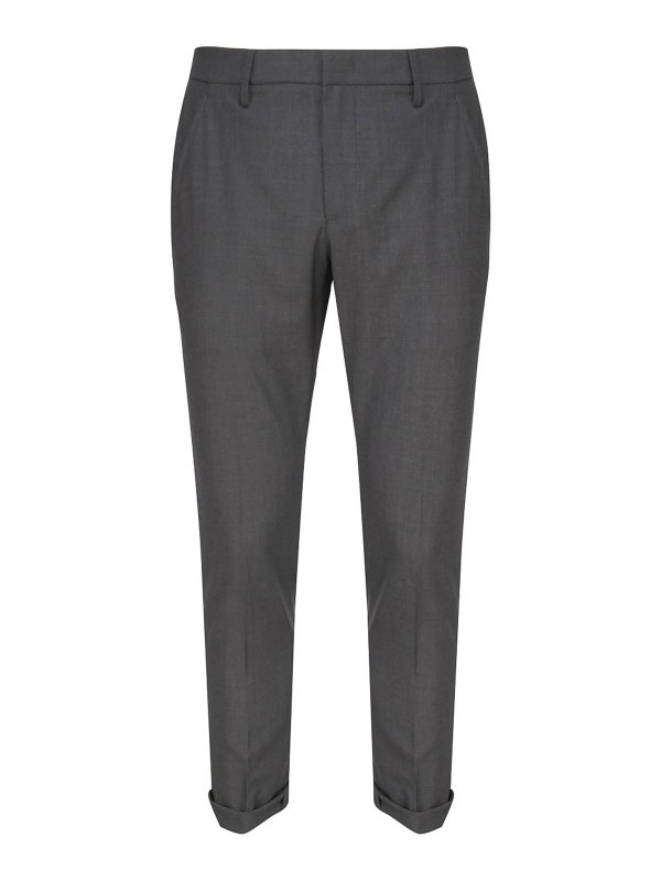 DONDUP: casual trousers - Virgin wool trousers