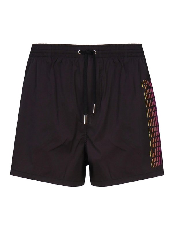 DSQUARED2: Swim shorts & swimming trunks - Boxer costume with logo