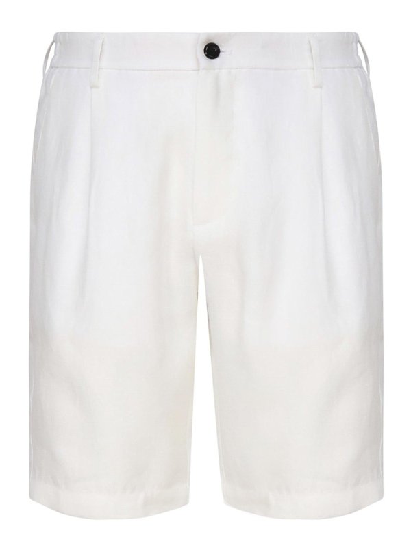 ELEVENTY: Hosen Shorts - Shorts - Weiß