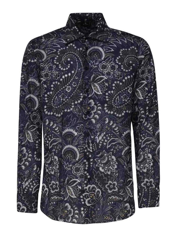ETRO: シャツ - シャツ - ブルー