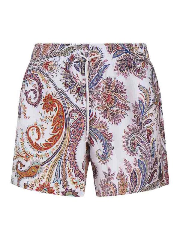ETRO: 水着 - スイムショーツ/スイムトランクス - 白