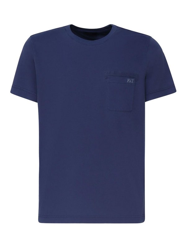 FAY: Tシャツ - Tシャツ - ブルー