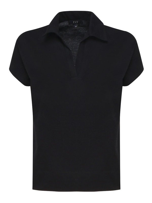 FAY: Poloshirts - Poloshirt - Schwarz