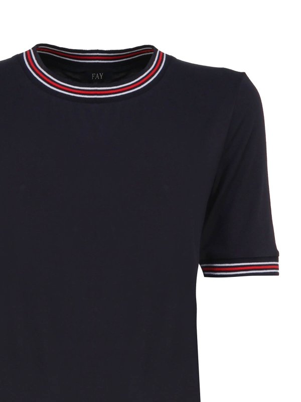 The Best Shops FAY: T-shirts - T-Shirt - Blau