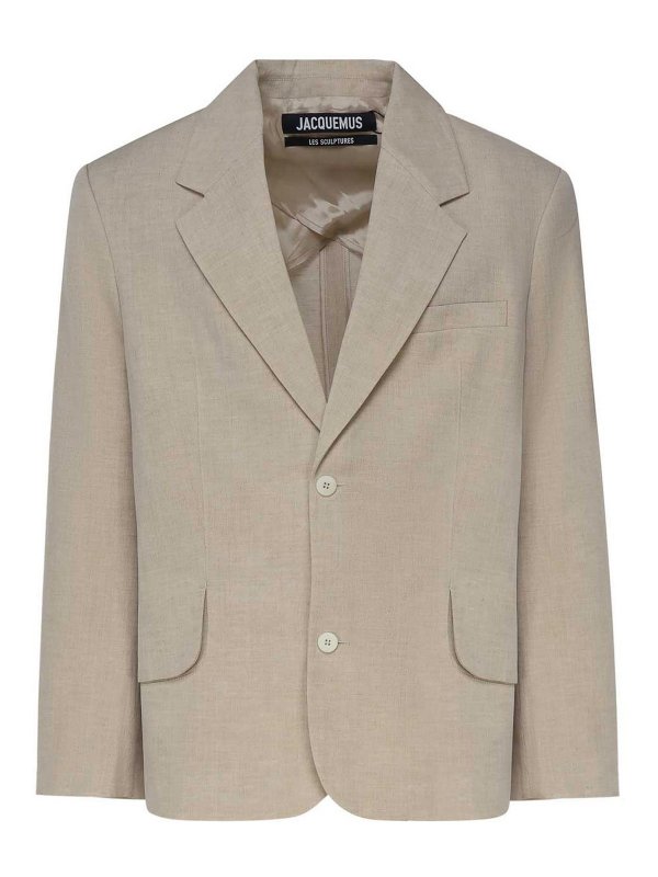 JACQUEMUS: Blazer - Blazer - Beige