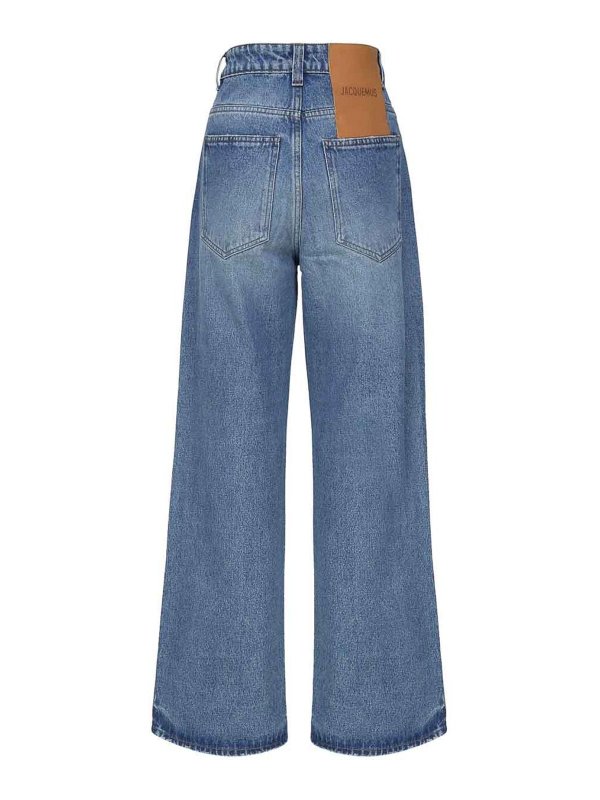 JACQUEMUS: Jeans Rectos online - Vaqueros Rectos - Lavado Oscuro