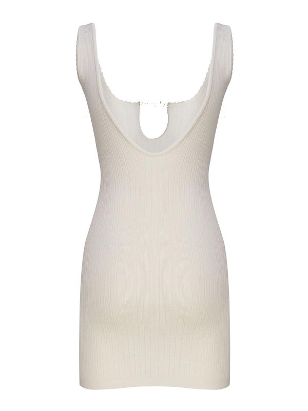 JACQUEMUS: short dresses online - White mini dress