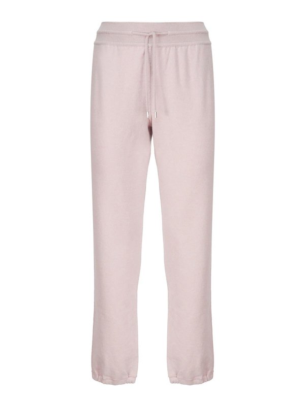 Loro Piana: Strickpullover mit Rundhalsausschnitt - Rundhalspullover - Beige