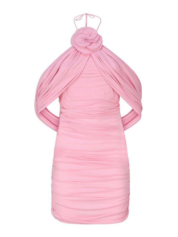 MAGDA BUTRYM: ニーレングスドレス - 膝丈ドレス - ヌードカラー