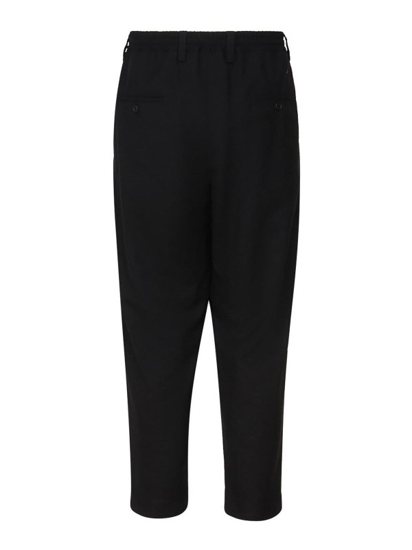 Marni: casual trousers online - Cropped trousers in fresh wool