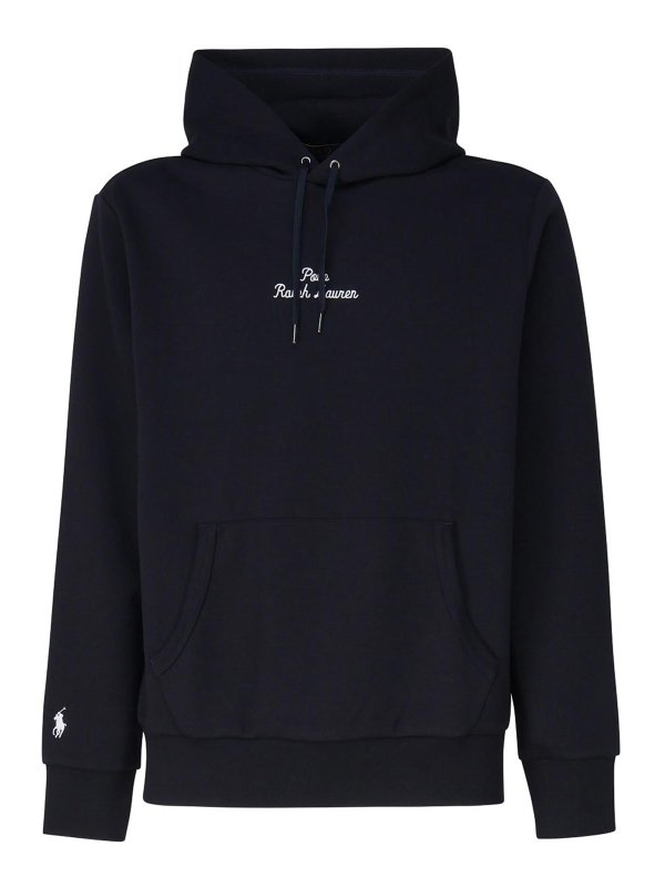 POLO RALPH LAUREN: Sudaderas y suéteres - Sudadera - Negro