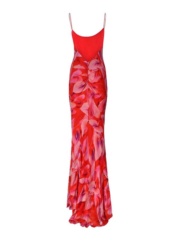 THE ANDAMANE: maxi dresses online - Isabelle printed georgette long dress
