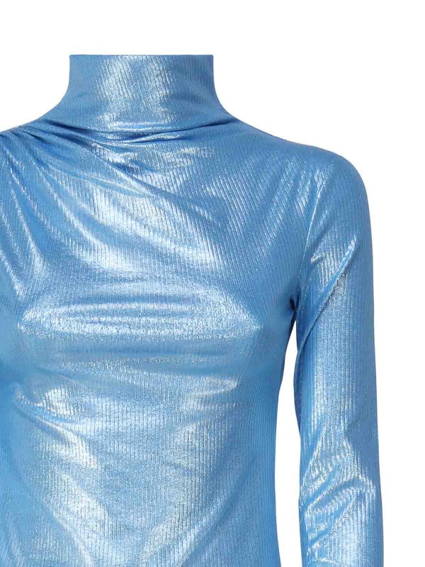 The Best Shops THE ANDAMANE: knee length dresses - High neck dress with neckline