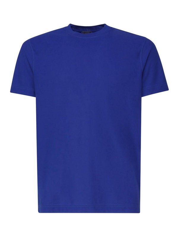 ZANONE: T-shirts - T-Shirt - Bleu