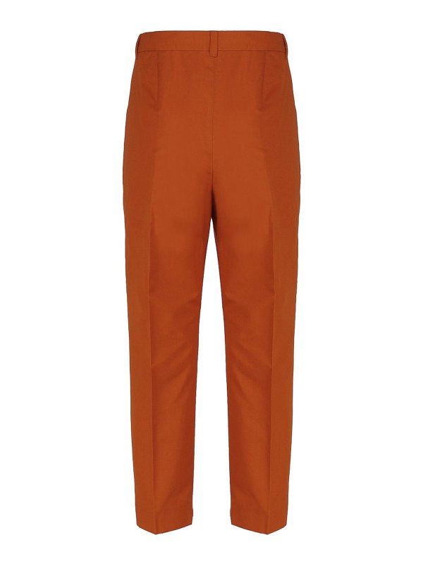S MAX MARA: Tailored & Formal trousers online - Cotton and silk trousers