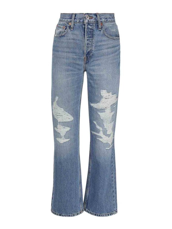 RE/DONE: ブーツカットジーンズ - ブーツカットジーンズ - ブルー