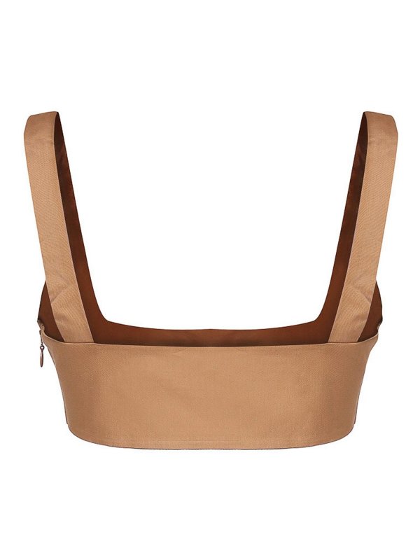 THE ANDAMANE: Tops & Tank tops online - Cropped denim top