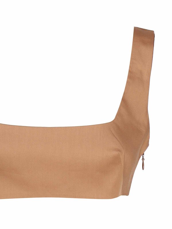 The Best Shops THE ANDAMANE: Tops & Tank tops - Cropped denim top