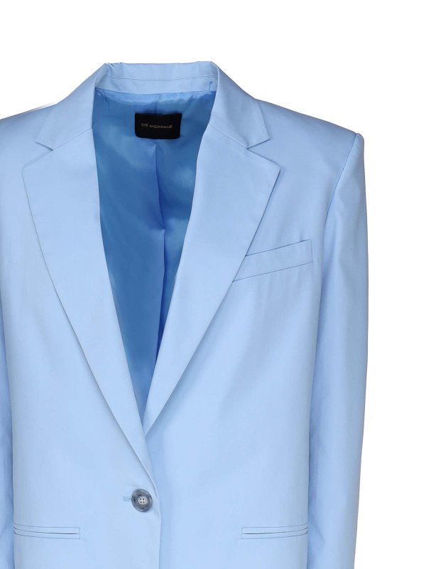 The Best Shops THE ANDAMANE: blazers - Oversized guia single-breasted blazer