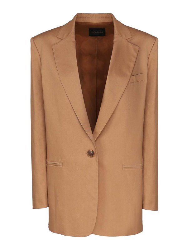 THE ANDAMANE: blazers - Oversized guia single-breasted blazer
