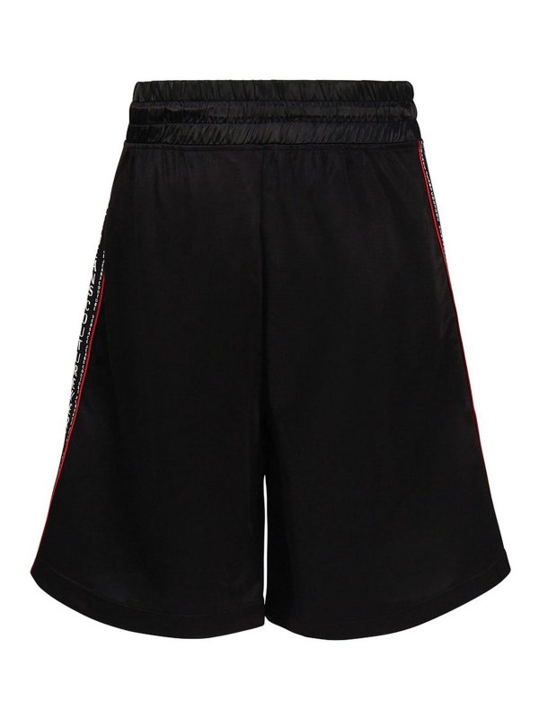 Versace Jeans Couture: Trousers Shorts online - Shorts with embossed logo