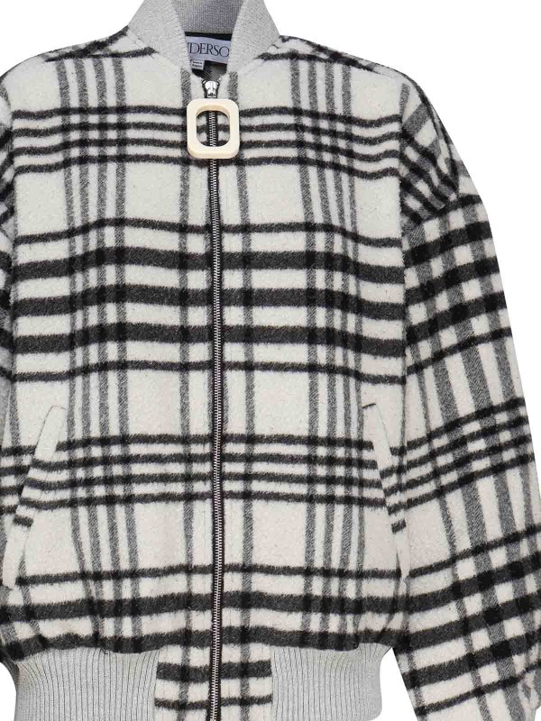 The Best Shops J.W. ANDERSON: bombers - Check bomber jacket