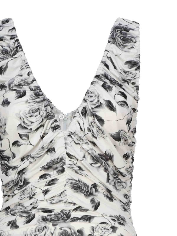 The Best Shops MAGDA BUTRYM: knee length dresses - Sleeveless jersey minidress with sash