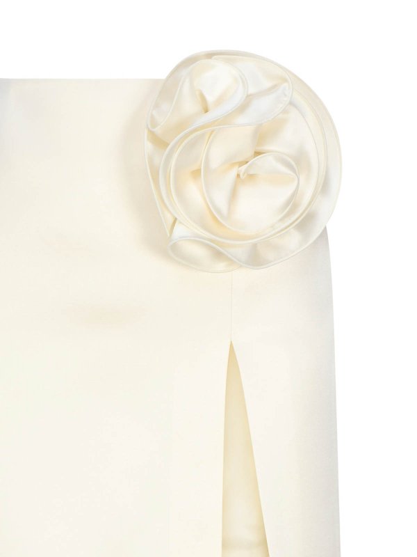 The Best Shops MAGDA BUTRYM: Faldas media pierna y semilargas - Falda Semilarga - Blanco