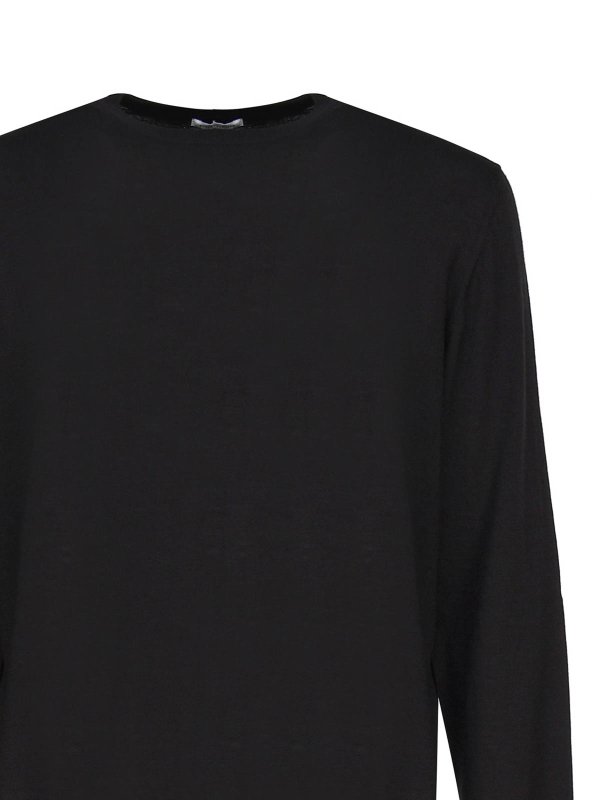 The Best Shops MALO: クルーネック - クルーネック - 黒