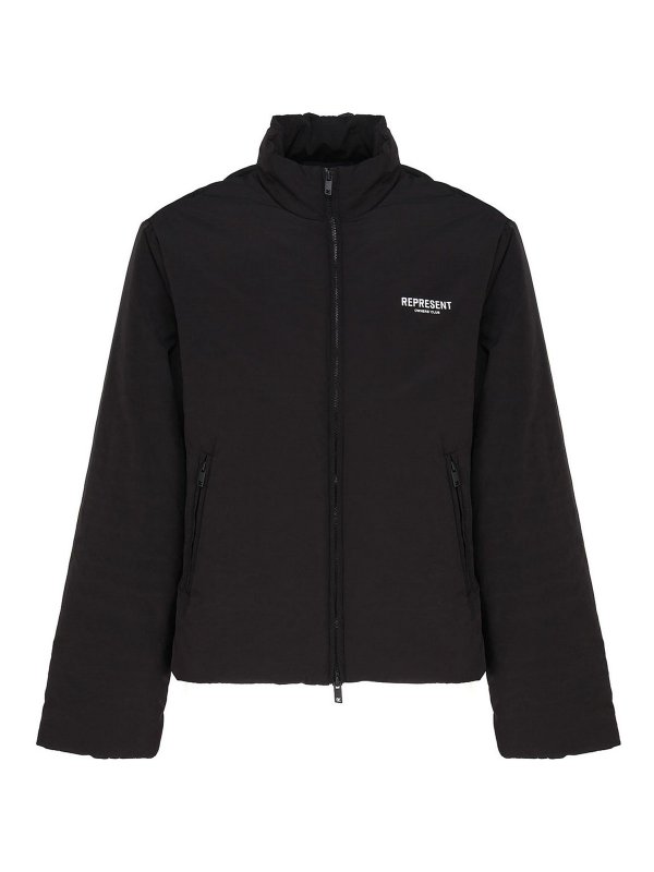 REPRESENT: casual jackets - High neck jacket with zip closure