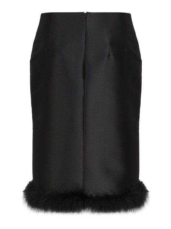 SPORTMAX: Knee length skirts & Midi online - Midi skirt with feather bottom