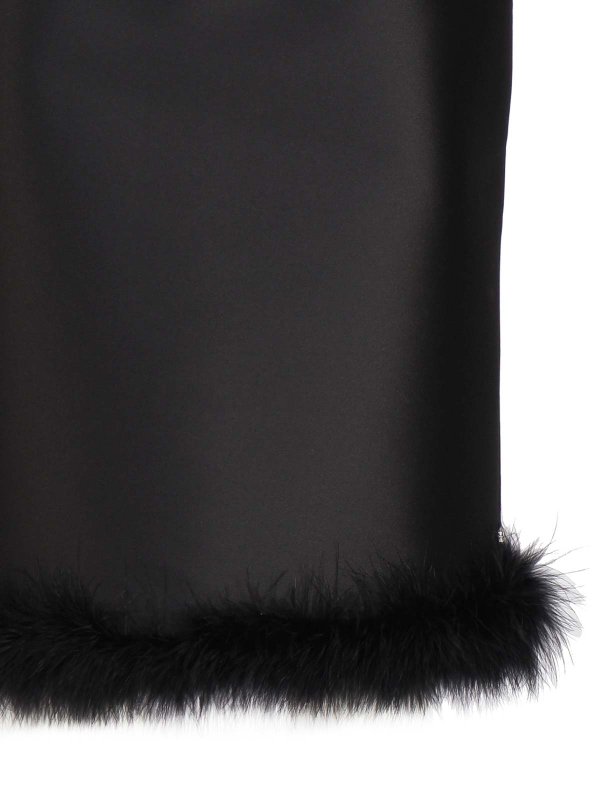 The Best Shops SPORTMAX: Knee length skirts & Midi - Midi skirt with feather bottom