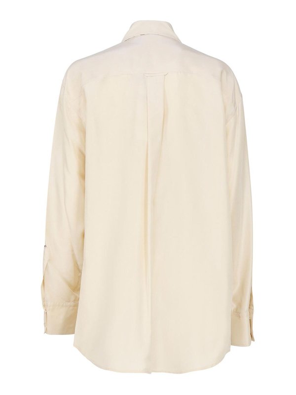 SPORTMAX: shirts online - Long habotai silk shirt