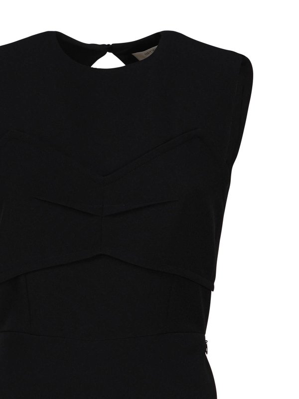 The Best Shops SPORTMAX: knee length dresses - Dress with inlay and back cut out