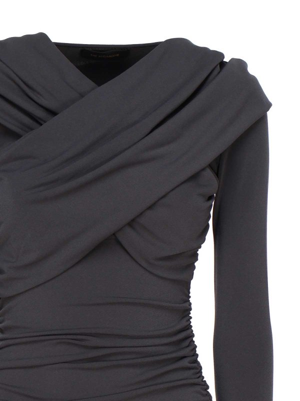 The Best Shops THE ANDAMANE: Vestidos media pierna - Vestido Midi - Gris
