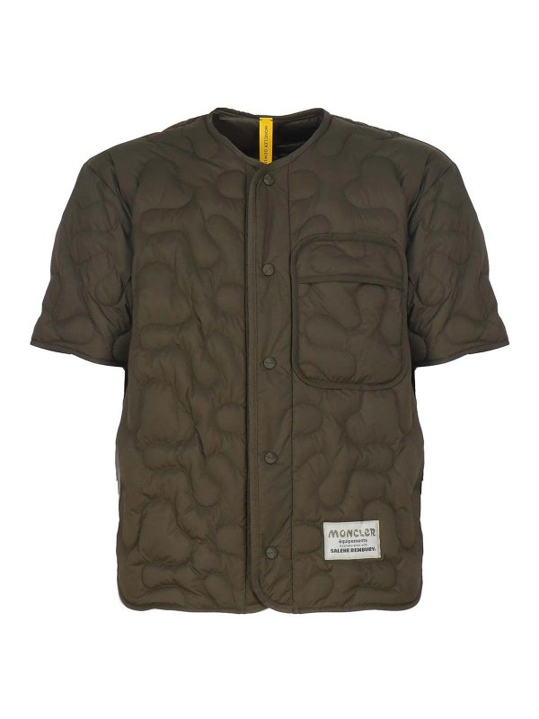 MONCLER: Hemden - Hemd - Grün