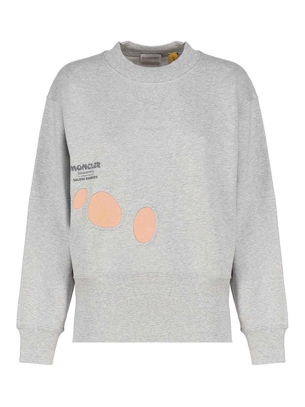 MONCLER: スウェット＆セーター - スウェットシャツ/セーター - グレー