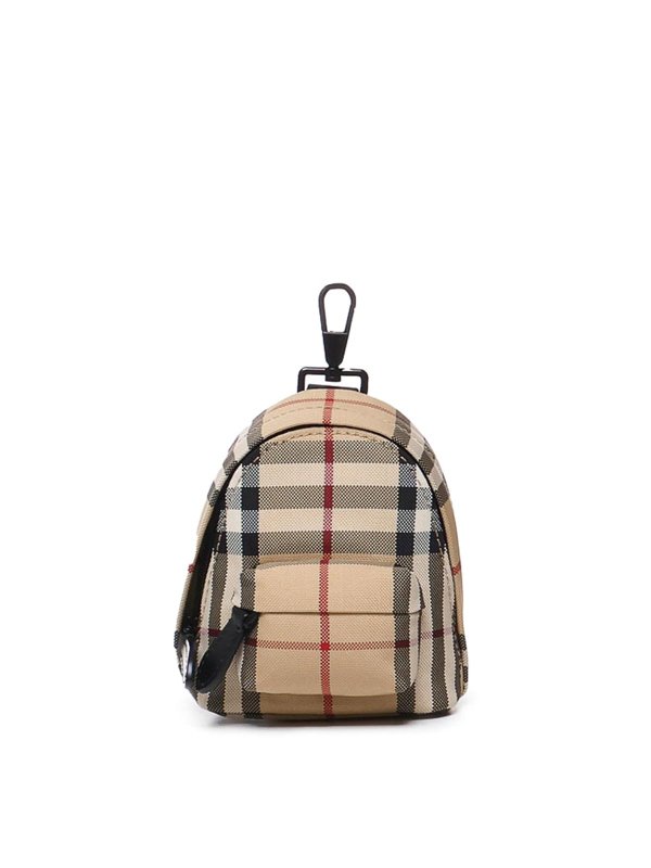 BURBERRY: backpacks - Mini jett checked backpack
